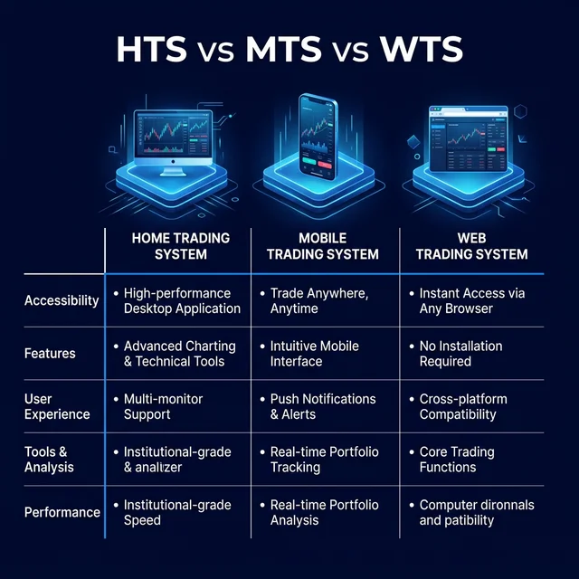 HTS vs MTS vs WTS — 해외선물솔루션 3대 플랫폼 차이점 완벽 비교